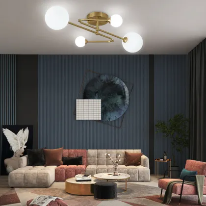 Custom Cooper Hanging Lighting for Home Decor - Ceiling Chandelier