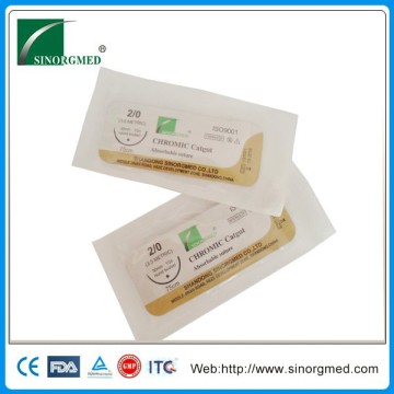 Natural Absorbable Surgical Gut Suture Plain