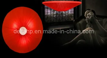 Huge Red Round Decorative Ceiling Hanging Lamp with 3 E27 Base (C5006103)