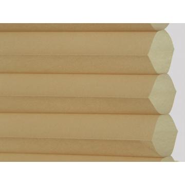 Beige color electric honeycomb blind fabric for door