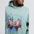 Green Sweater Butterfly Men's Hoodies