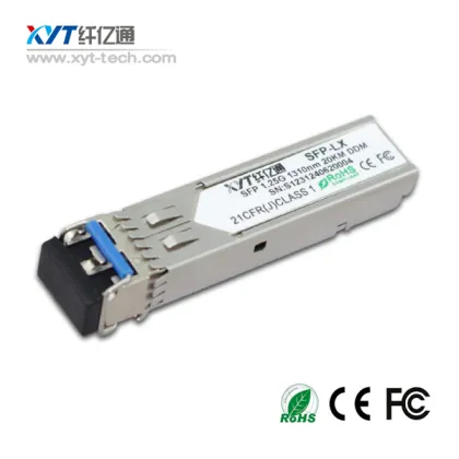 SFP 1.25G T1490/R1550nm 80km Optical module