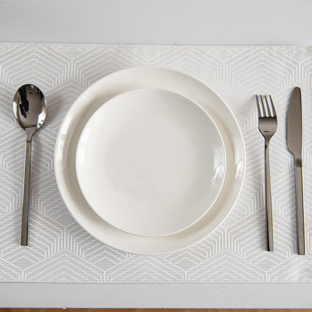white placemats