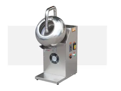 Automatic High-Quality Peanut Snacks Caramelizing and Chocolate Coating Machine