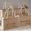 Burlap Bridesmaid Bag Party Wedding Favors For Her