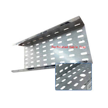 Sistema de soporte de bandeja de cable perforado galvanizado personalizado
