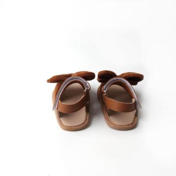 Новости стил оригинални кожени бебешки сандали високо качество