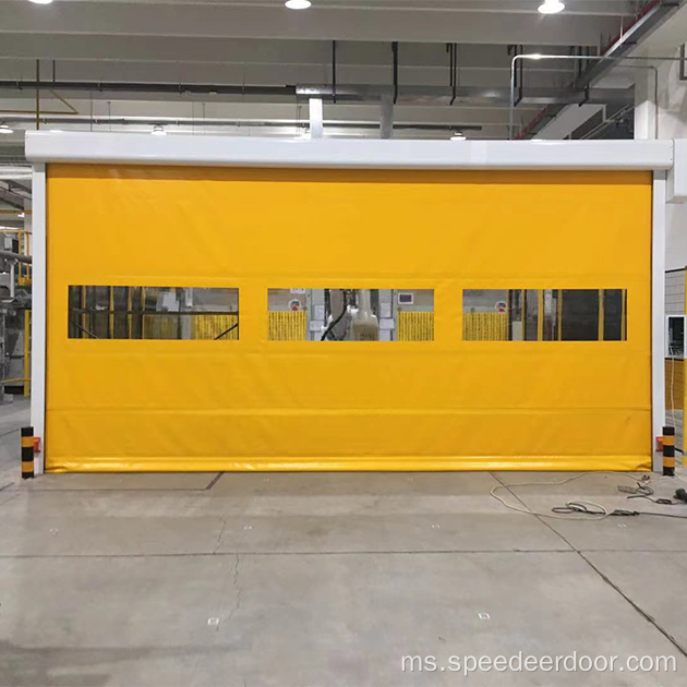 Pintu Pengatup Rolling PVC Berkelajuan Tinggi Perindustrian Tinggi