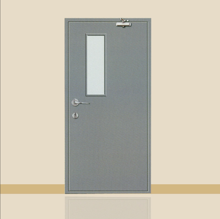 ประตูสะอาดเปิดเดี่ยว (สีเทา) Single open clean door (gray)