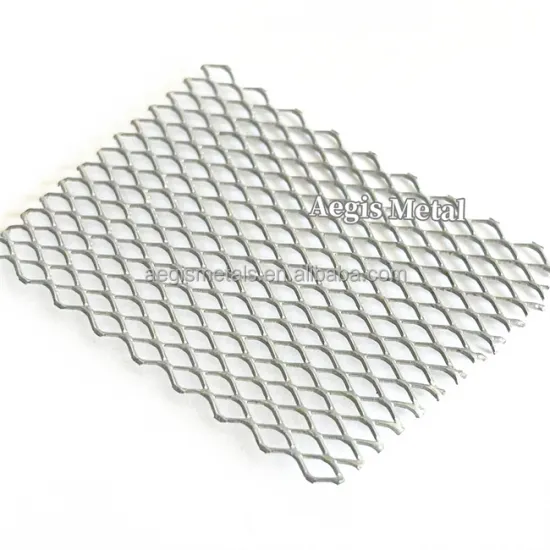 Pure 200 201 Nickel Expanded Micron Mesh for Anode and Battery
