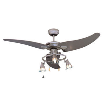 52" 5 Blade 3 Lights Decorative Ceiling Fan