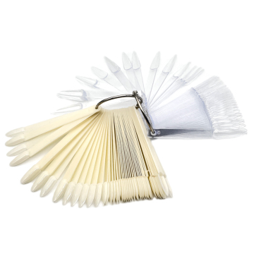 50 PCS DIY Φυσικά ακρυλικά εργαλεία τέχνης νυχιών και κάρτες εμφάνισης