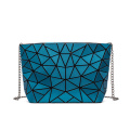 Borsa con diamanti geometrici opaco Pezzo di triangolo irregolare Pezzo a tracolla singola Borsa da cross-body da donna