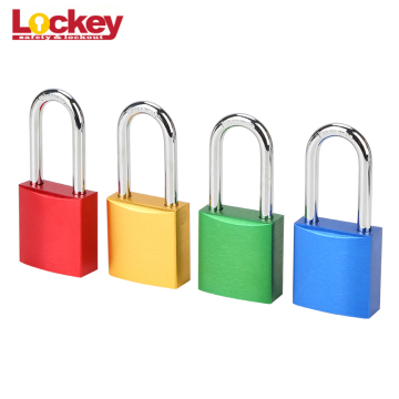 Short Color Anodized Solid Aluminum Safety Padlocks