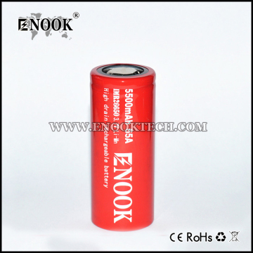 buena calidad Enook 18350 800mah batería humo de 20A verde