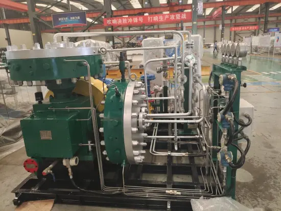 Chemical gas compressors for chemical plants