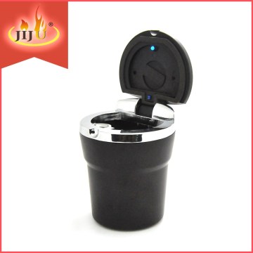 JL-051S Yiwu jinlin unique Fashion High quality Cylindrical plastic cigarette Car ashtrays wholesaler