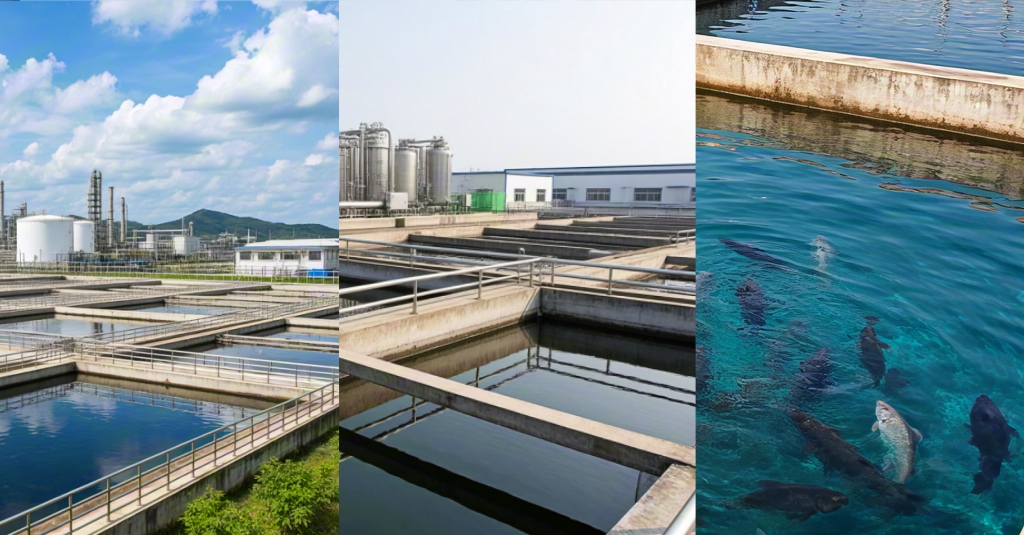 sewage treatment,aquaculture and industrial w