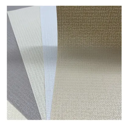 Waterproof PVC Coated Mesh Sunshade Fabric: Ideal for Roller Blinds and Blackout Curtains