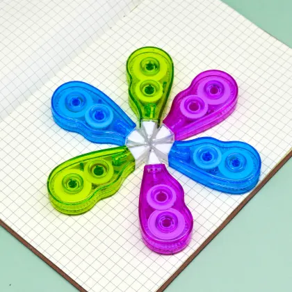 HotSelling 5mm x 5m PET White Correction Tape for Kids School Stationery