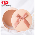 Luxury gift flower boxes with ribbon round boxes