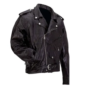 Genuine men's leather jacket