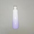 Violet glass pump bottles