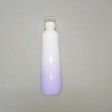 Botellas de bomba de vidrio violeta
