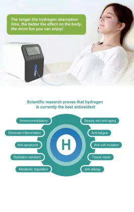 JH-H600 PEM Portable Hydrogen Inhalation Machine - 600ml Molecular Hydrogen Breathing Machine for Home