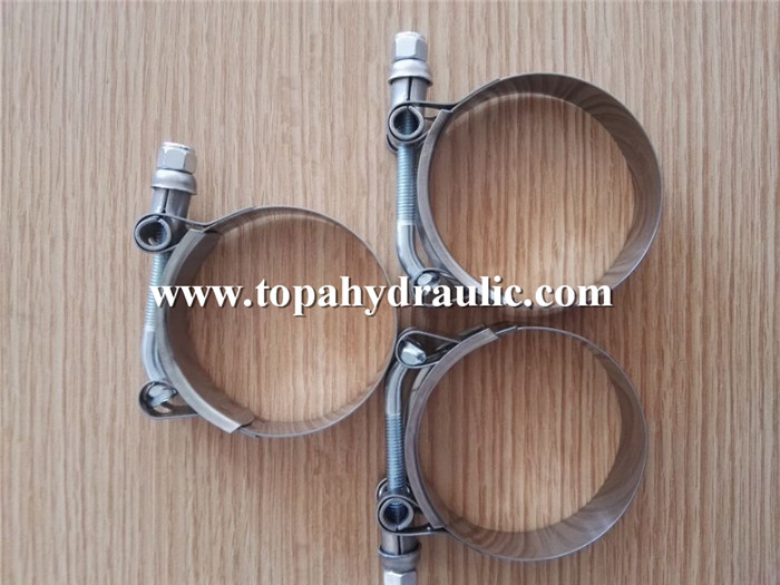 T bolt stainless steel hose fittings clamp