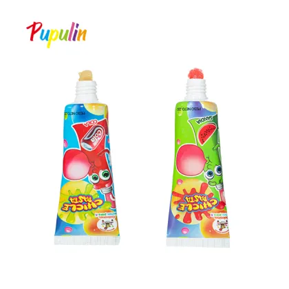 Hot Sales Toothpaste Shape Fruit Flavor Bubble Gum