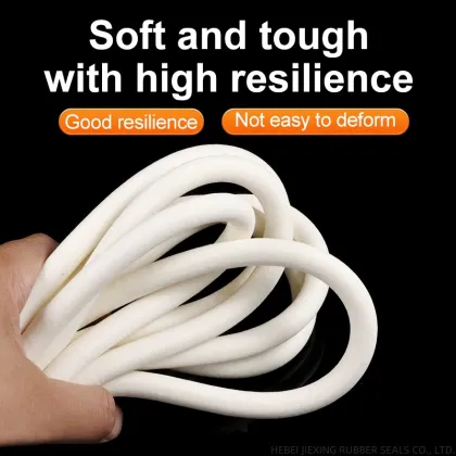 O-shaped white sponge sealing strips