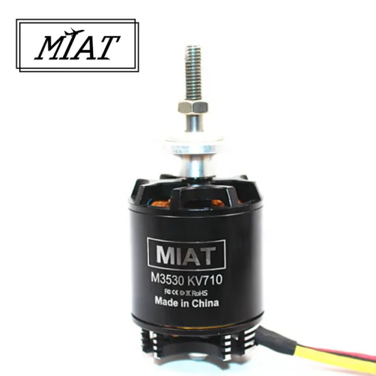 MIAT Fixed Wing Drone with 24V 1000W 3-Phase BLDC Motors and 2.5kg Thrust