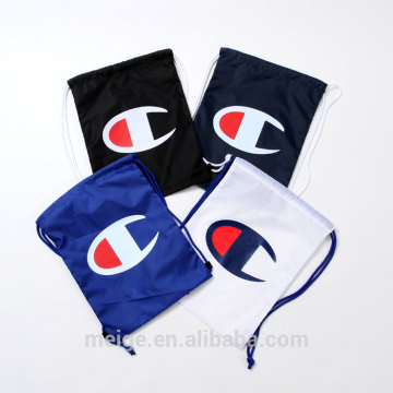 Disposable drawstring bag polyester backpack