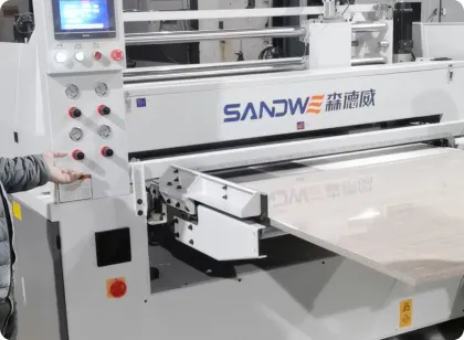 Wide Belt Lacquer Sander for woodworking