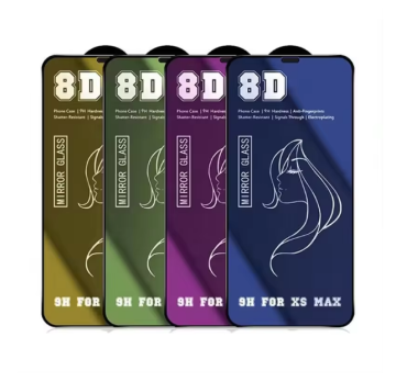 9H 8D Full Covered Full Glue Film Premium Makeup Mirror Tempered Glass for Xiaomi Redmi Note 13/13 Pro Screen Protector