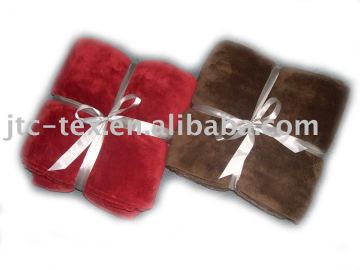 Solid Color CoRal Fleece Blanket home blanket