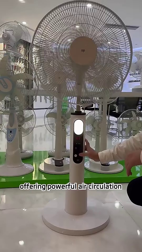 Household Standing Pedestal Floor Fans With Remote Control