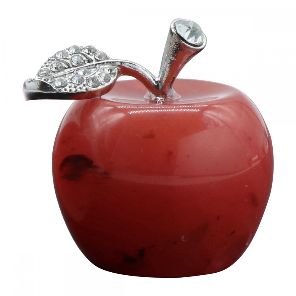 Cherry Quartz 1.2 pouces artisanat de pierres précieuses de pomme pour décoration du bureau à domicile