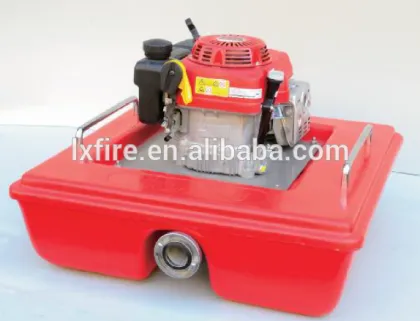 Floating fire pump