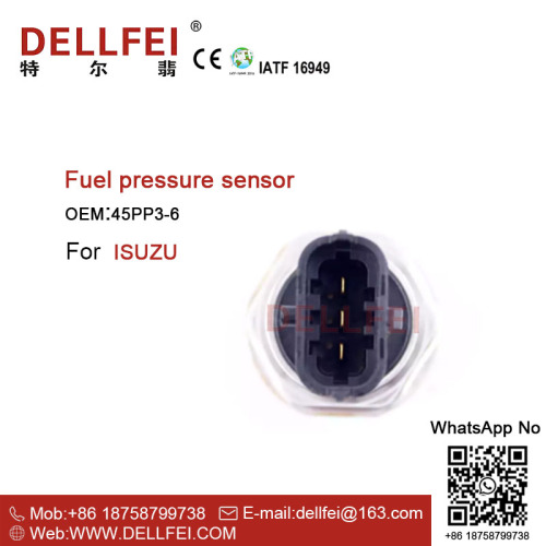 Sensor de presión del riel de combustible de Isuzu 45pp3-6