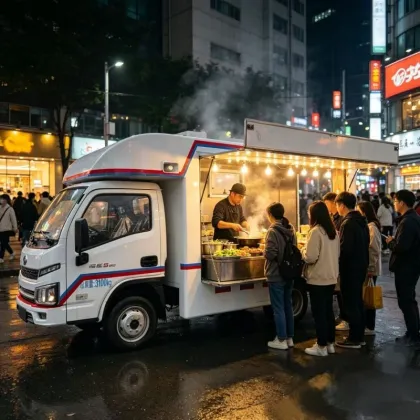 Exotic Curry Sausage Mobile Kitchen on Wheels
