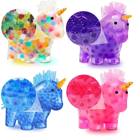 IN STOCK: Fidget Sensory Toys - TPR Squishy Stress Relief Squeeze Vent Ball for Kids and Adults, Available Now Including Unicorn Designs