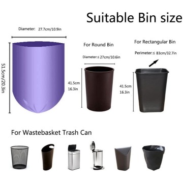 LDPE Rubbish Clear Recycling Garden Roll Trash Bag Bin Carton Liners