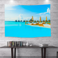 Minimalist partition decorative tapestry