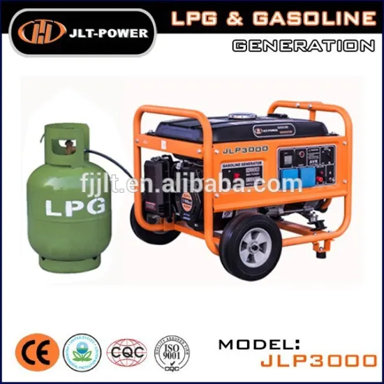 AC single phase 2.5KW portable Liquid petrol gas and gasoline generator, generator set