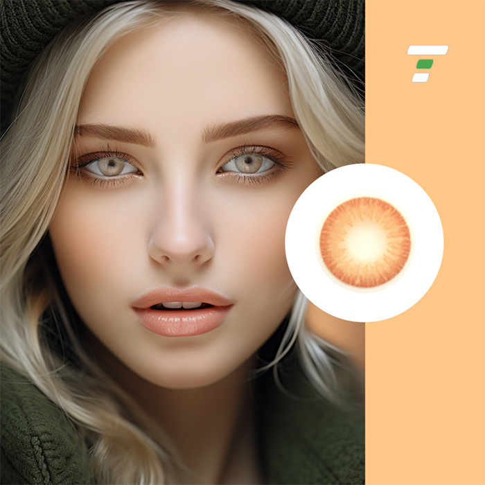 Premium color contact lenses are 14mm in diameter