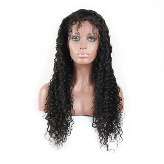Peruvian Deep Loose Curly Human Hair Wig Frontal Swiss Lace Natural Hairline 13X4 13X6 Lace Front Wig Human Hair Loose Deep Wave