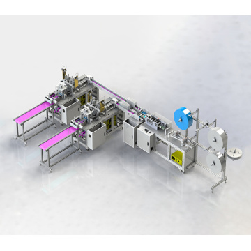 Máquina de fazer máscara totalmente automática 1 + 2