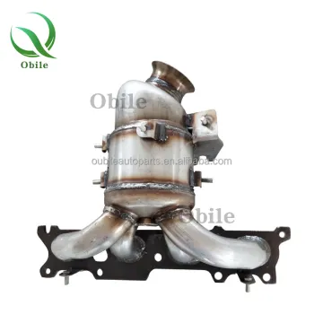 High Performance Pt Pd Rh Catalytic Converter for Dongfeng Peugeot 408 2.0